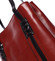 Červená kožená kabelka cez rameno - ItalY Zosimovi