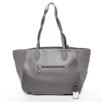 Nadčasová šedá kabelka cez plece - David Jones Shelby