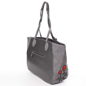 Nadčasová šedá kabelka cez plece - David Jones Shelby