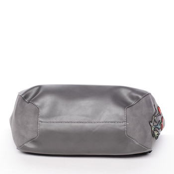 Nadčasová šedá kabelka cez plece - David Jones Shelby