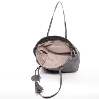 Nadčasová šedá kabelka cez plece - David Jones Shelby