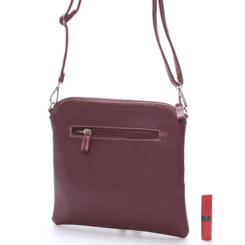 Originálna dámská crossbody kabelka vínová - David Jones Sanna