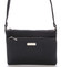 Malá módna crossbody čierna kabelka - David Jones Jakarta