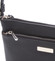Malá módna crossbody čierna kabelka - David Jones Jakarta