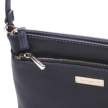 Malá módna crossbody tmavo modrá kabelka - David Jones Jakarta
