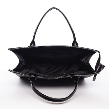 Dámska luxusná kabelka čierna matná - Delami Florida