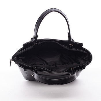 Exkluzívna dámska kabelka do ruky čierna - Delami Jacinthe