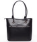 Dámska luxusná čierna matná kabelka - Delami Belén