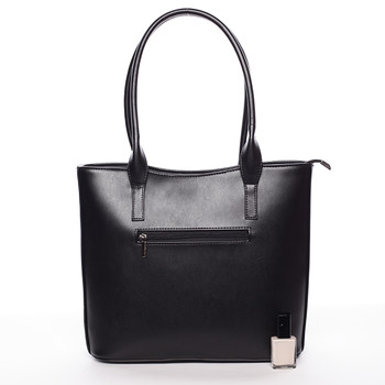 Dámska luxusná čierna matná kabelka - Delami Belén