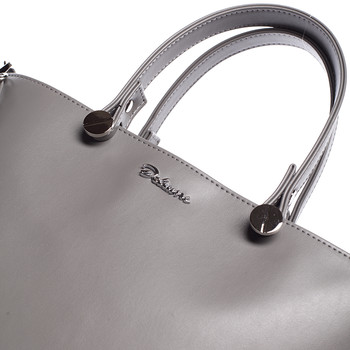 Luxusná šedá dámska kabelka - Delami Chantal