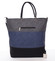Dámska elegantná kabelka šedo modro čierna - Delami Patricia