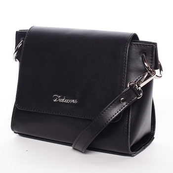 Trendy dámska crossbody kabelka čierna - Delami Jasen