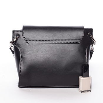 Trendy dámska crossbody kabelka čierna - Delami Jasen