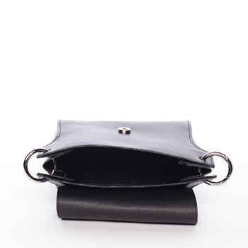 Trendy dámska crossbody kabelka čierna - Delami Jasen