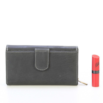Dámska kožená peňaženka čierna - WILD Haemon New