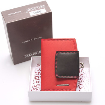 Luxusná dámska kožená peňaženka červená - Bellugio Armi