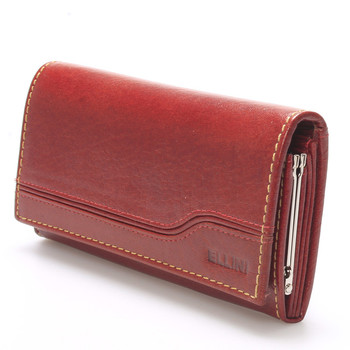 Luxusne elegantná kožená hnedá peňaženka - Ellina Griffin