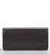 Dámska väčšia kožená čierna peňaženka - Ellina Damaris