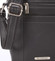 Perfektná pánska čierna kožená taška - SendiDesign Halir