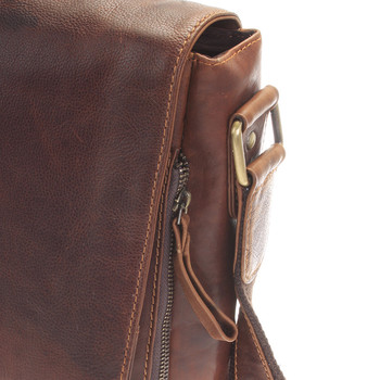 Luxusná veľká kožená taška hnedá - Sendi Design Hermes
