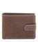 Pánska kožená hnedá peňaženka - Delami 8945