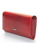 Dámska módna kožená lakovaná peňaženka červená - LOREN Ianthe