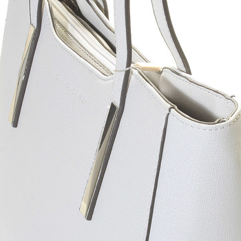 Dámska svetlo šedá kabelka cez plece - David Jones Wiktoria