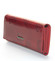 Dámska červená kožená lakovaná peňaženka - Lorenti hyadesi