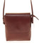 Dámska kožená crossbody kabelka hnedá - ItalY Tamia