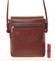 Dámska kožená crossbody kabelka hnedá - ItalY Tamia