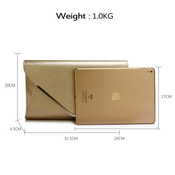 Elegantná zlatá listová kabelka - LS Fashion Ilaria