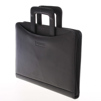 Menšia čierna pánska spisovka Bellugio 0452