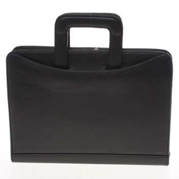 Menšia čierna pánska spisovka Bellugio 0452