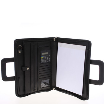 Menšia čierna pánska spisovka Bellugio 0452