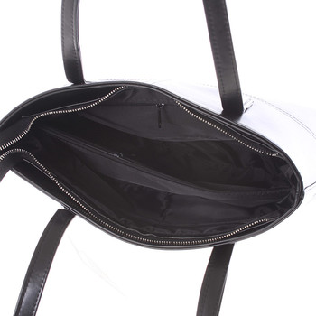 Dámska luxusná kabelka cez rameno čierna - Delami Leonela