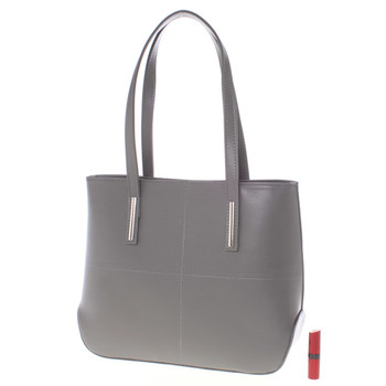Dámska luxusná kabelka cez rameno šedá - Delami Leonela