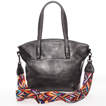 Jemná elegantná dámska strieborná kabelka - Maria C Grete