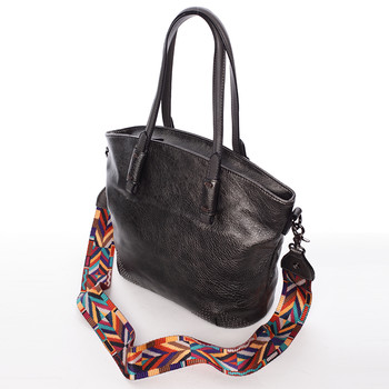 Jemná elegantná dámska strieborná kabelka - Maria C Grete