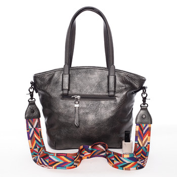 Jemná elegantná dámska strieborná kabelka - Maria C Grete