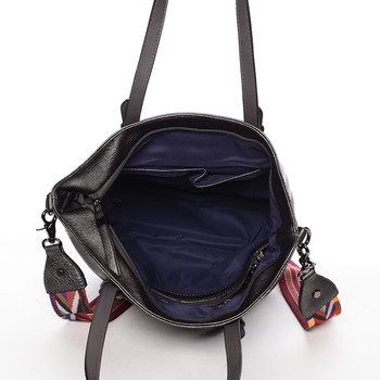 Jemná elegantná dámska strieborná kabelka - Maria C Grete