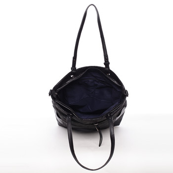 Trendy dámska kabelka cez rameno čierna - MARIA C Kalish