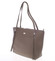 Elegantná taupe kabelka cez plece - David Jones Paola