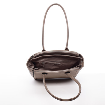 Módna khaki kabelka cez plece - David Jones Luna