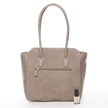 Módna khaki kabelka cez plece - David Jones Luna