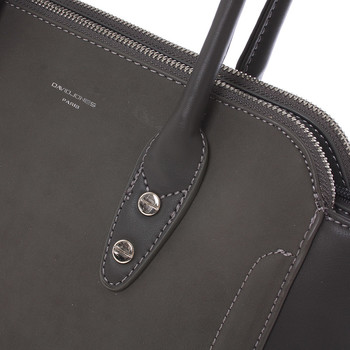 Módna šedá kabelka cez plece - David Jones Luna