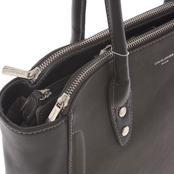 Módna šedá kabelka cez plece - David Jones Luna