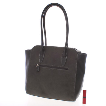 Módna šedá kabelka cez plece - David Jones Luna