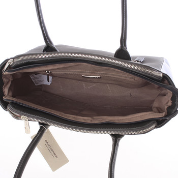 Módna šedá kabelka cez plece - David Jones Luna