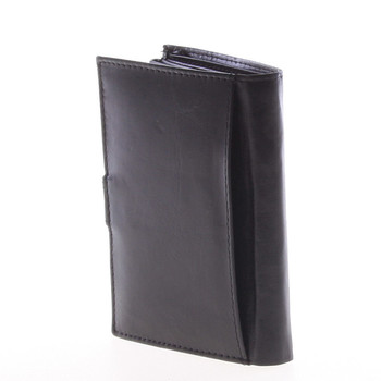 Bezpečná pánska kožená peňaženka čierna - Ellini Jorgan