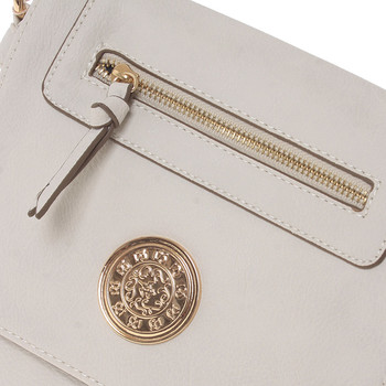 Módna dámska crossbody kabelka krémovo šedá - David Jones Azarrine